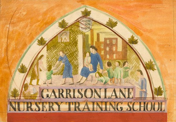 Artist Mary Adshead: Garison Lane Nursery Training School, circa 1930