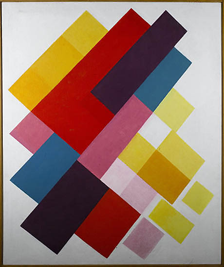 Artist Kathleen Guthrie: Colours on white II, circa 1960