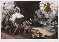 Paintings by the artist Paula Rego