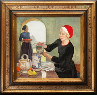 Artist Averil Mary Burleigh: The Still Room, 1928