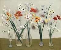 Artist Kathleen Guthrie: Flowerscape III, (Schizostylis)