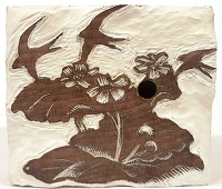Artist Clare Leighton: The Darkling Thrush, for title page The Pinnacled Tower