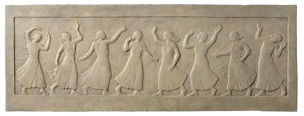 Artist Maud Llewellyn Withered (1898 - 1990): Frieze of Dancing Girls