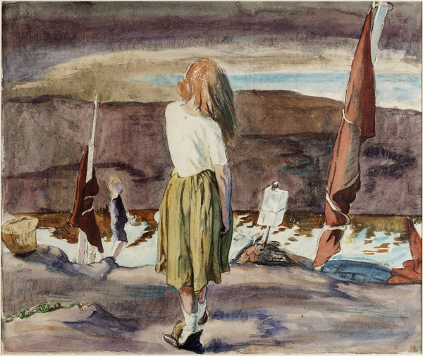 Artist Edna Clarke Hall (1879-1979): Catherine, c.1924