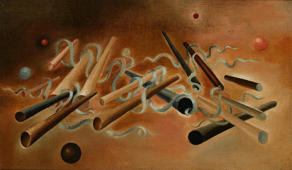 Artist Paule Vezelay (1892-1984): Tubes et Rubans