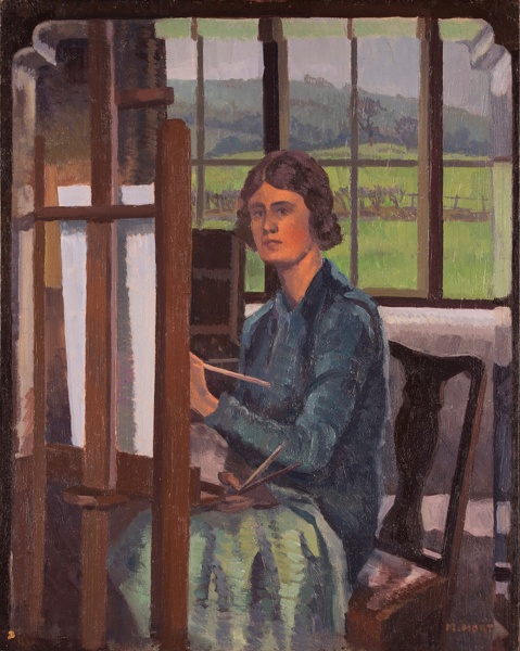 Artist Marjorie Mort (1906-1988): Self Portrait, 1940