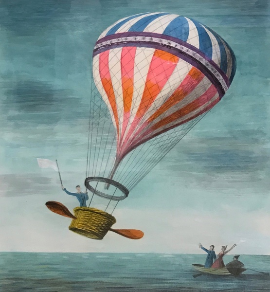 Artist Barbara Jones: Hot Air Balloon