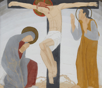 Artist Catherine Dawson Giles: Crucifixion, 1936