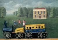 Artist Tirzah Garwood-Ravilious: Background to Toy Train, 1950