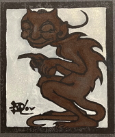 Artist Marion Wallace Dunlop: A Sleeping Demon, from Devils in Diverse Shapes, circa 1906