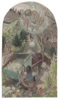 Artist Evelyn Dunbar: Hercules and the Waggoner, spring 1933 [HMO 308]