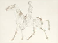 Artist Elisabeth Jean Frink: The Grey Rider, 1970