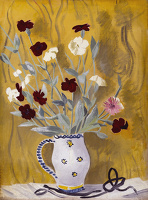 Artist Mary Adshead: Still life with Carnations, circa 1935