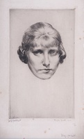 Artist Phyllis Dodd: Self Portrait, 1925