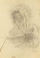 Artist Evelyn Dunbar: Portrait of the artist Margaret Goodwin